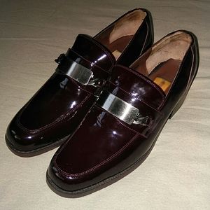 Patty leather heeled loafers